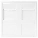 OMU system KM45-KA2 keystone adapter porvédővel 2 modulos fehér moduláris, szerelvényezhető műanyag (KM45-KA2)