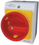 OMU system MX-416PY 4 pólusú 16A tokozott ipari tűzvédelmi ki-be kapcsoló 4x16A IP65 lakatolható (MX-416PY)