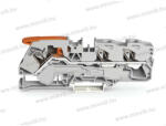 Wago 2116-1301 Topjob S Push-in Cage Clamp 3P sorkapocs működtető karral (0, 5. . . 16mm2) 76A szürke (2116-1301)