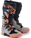 Alpinestars Tech 7 Enduro motoros csizma fekete-sötétszürke-fluo narancssárga
