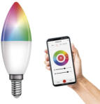 EMOS ZQW322R LED izzó E14 4, 8W 470lm GoSmart RGB dimmelhető Wi-Fi 180° vil. szög (ZQW322R)