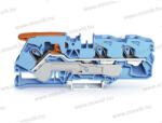 Wago 2116-1304 Topjob S Push-in Cage Clamp 3P sorkapocs működtető karral (0, 5. . . 16mm2) 76A kék (2116-1304)