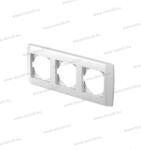 TEM hármas fehér keret 26557 OQ30PW