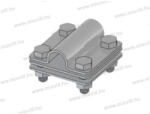 OMU System XBS MGKS-01/16-A-FeZn Multikapocs bekötő 16mm köracélhoz és 30mm laposvashoz Tüzihorganyzott (012150-VZN)