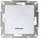 Schneider Electric EPH1470121 ASFORA Egypólusú kapcsoló, jelzőfényes, keret nélkül fehér (EPH1470121)