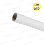 Elettrocanali EC TG1550B 50-es (MŰ-I 36) tokos merevfalú védőcső 3m PVC 750N UV álló önkioltó 960°C RAL7035 15m/