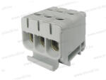 Pollmann UKM 6x2, 5-50mm2 160A CU: (2x6-50mm2 145A AL) 1polus szürke csatlakozókapocs 2090304 (2090304)
