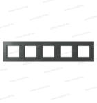 TEM LINE díszítőkeret 5x2M SB antracit OL29AT 26549