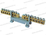 XBS NK-2x7 16mm2 dupla elosztókapocs szürke