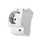 Pollmann DIN sínre szerelhető dugalj schucko kalapsínes 16A 2+F 6334787 VDE Pollmann (6334787)