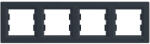Schneider Electric Schneider EPH5800471 ASFORA Négyes keret, vízszintes antracit (EPH5800471)