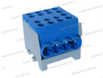 Pollmann FVKO-35/25mm2 1 polus 2x10-35mm2 be-, 6x1, 5-25mm2 leágazó, ónozott fővezetéki kapocs kék 2080184 (2080184)