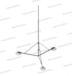 OMU System MGKNS-11/03 villámvédelmi felfogóoszlop hossza 3m 3 beton talppal 122101 (122101)