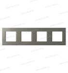 TEM LINE díszítőkeret 4x2M titánium szín OL28TI 26513