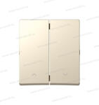 TEM kettes billentyű krém zsalu szimbólummal TE11IWNT09 31428