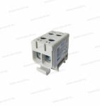 OMU system 1 pólusú szürke fővezetéki sorkapocs csatlakozókapocs 4x2, 5-50mm2 CU 160A AL 145A Omu system TUK4255 (TUK42550L)