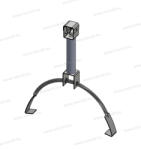 OMU System MGKNS-03-15M Szigetelt tetővezetéktartó rugós, 8-10mm köracélhoz 15cm eltartással (2493)