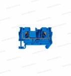 OMU System 2 vezetékes átmenő Push-in sorkapocs 0, 25-4mm2 32A kék Omu system TPI224N DIN sín (TPI224N)
