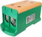OMU system TUK435240PE 35-240mm2 (CU: 425A, AL: 380A) 1 pólus zöld-sárga csatlakozókapocs sorkapocs (TUK435240PE)