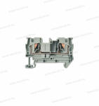 OMU System 2 vezetékes átmenő Push-in sorkapocs 0, 25-4mm2 32A szürke Omu system TPI224L DIN sín (TPI224L)