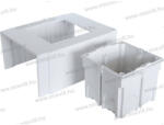 MODUL KIT 100A szerelvénydoboz kábelcsatornába fedéllel 100x60mm (EC KIT 100A)