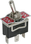 Handy Karos kapcsoló 1áramkör, 10A, 250V, ON-OFF-ON előlappal 09053 (09053)