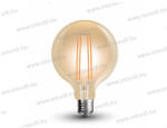 V-TAC SKU-7147 COG LED izzó E27 G95 RETRO Amber Cover 7W 2200K 700lm 300° világítási szög (7147)