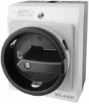 OMU system OMU MX-410P 4 pólusú 10A tokozott ipari ki-be kapcsoló 4x10A IP65 forgócsapos lakatolható (MX-410P)