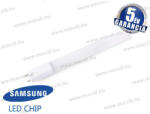 V-TAC SKU-651 Led fénycső T8 10W 60cm 850lm 4000K semleges fehér 160° Samsung chip 5 Év garancia (SKU-651)