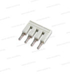 Wago 2004-404 4 pólusú szigetelt keresztösszekötő Topjob S Push-n Cage Clamp (2004-404)