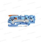 Wago 2106-1304 Topjob S Push-in Cage Clamp 3 vezetékes átmenő sorkapocs működtető karral 0, 5-10mm2 41A szürke (2106-1304)