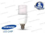 V-TAC SKU-268 LED lámpa E14 8W T37 4000K 725lm IP20 230° vil. szög Samsung Chip 5 év garancia (268)