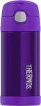 Thermos Термос бутилка FUNtainer със сламка, 355 мл, лилава (12001E)