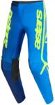 Alpinestars Pantaloni motocross Alpinestars Fluid Apex albastru-galben fluo (AIM171-0313)