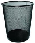  Papírkosár fémhálós fekete 12L - tonerpiac