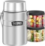Thermos Termos pentru mâncare cu 2 recipiente Stainless King, 3 piese (173070)