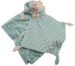Gamberritos takaró - plüss buborékos anyagú 80x110cm plüss szundikendővel maci zöld 10339 - babycenter-online