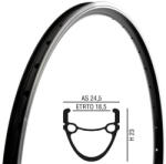  Abroncs 26"" (559) 36h Alu Df. Fekete Mixl Vfék