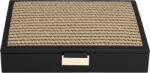 Stackers Cutie de bijuterii Stackers Raffia classic, neagră, cu capac (76758)