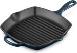 Le Creuset Tigaie grill Signature pătrată, 26 cm, albastru marin (20183261290422)