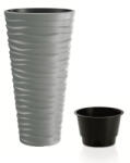 Prosperplast SAND SLIM virágcserép szürke 29, 6 cm (DPSA300-405U) - platinashop