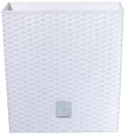 Prosperplast Rato Low virágcserép fehér, 17 x 17 x 17 cm (611438)