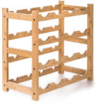 G21 borállvány 16 üvegre, bambusz (RVG21BAM006) - platinashop