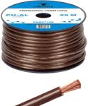 Cabletech KAB0716B-M Autóhifi tápkábel, réz-alumínium, fekete, 12GA 4, 5mm, /méter (KAB0716B)