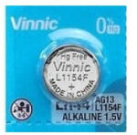 Vinnic LR44 G13/A76/L1154/V13GA 1, 5V Alkaline gombelem (VINNIC-LR44-10BP)