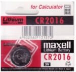 Maxell CR2016 3V Lithium gombelem (Maxell-CR2016-5BP)