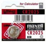 Maxell CR2025 3V Lithium gombelem (Maxell-CR2025-5BP)