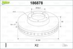 VALEO Disc frana VALEO 186878 (186878)