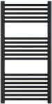 HeizTech törölközőszárító radiátor 500X1000 egyenes, fekete, tartozékcsomaggal (HT-TR5001000E-F)