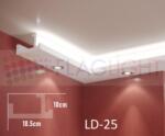  Ld-25 Декоративен профил за скрито led осветление ► 2метра (ld 25)